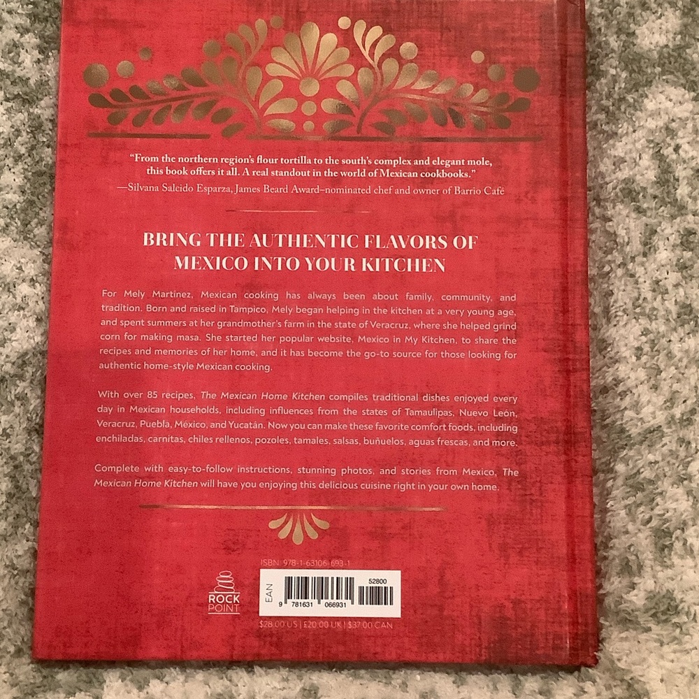 The Mexican Home Kitchen Recipie Book MelynMartinez NWT - Picture 5 of 16